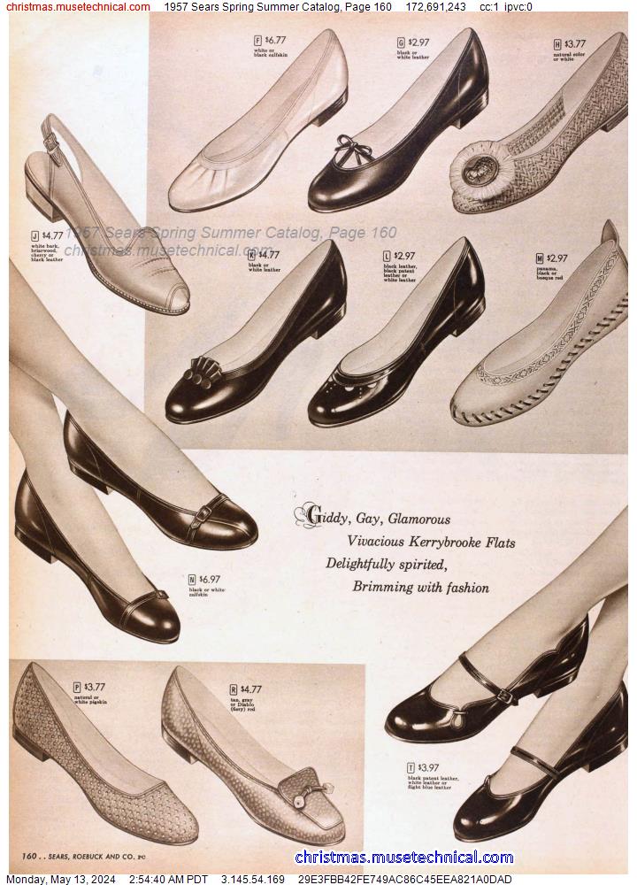 1957 Sears Spring Summer Catalog, Page 160