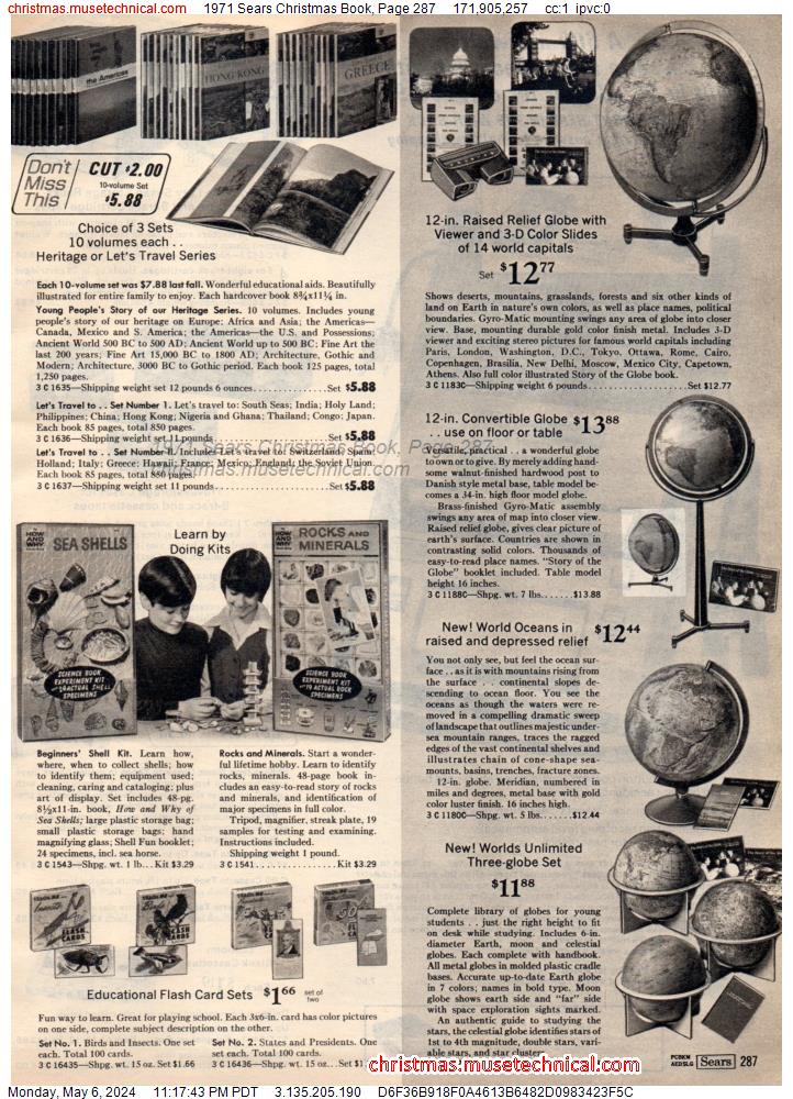 1971 Sears Christmas Book, Page 287