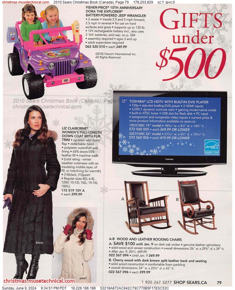 2010 Sears Christmas Book (Canada), Page 79