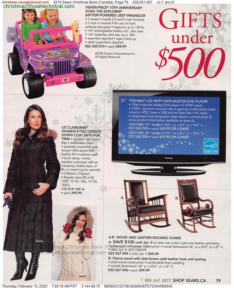 2010 Sears Christmas Book (Canada), Page 79