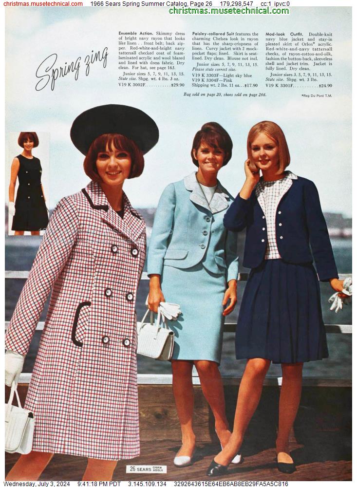 1966 Sears Spring Summer Catalog, Page 26