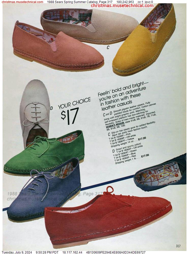 1988 Sears Spring Summer Catalog, Page 317