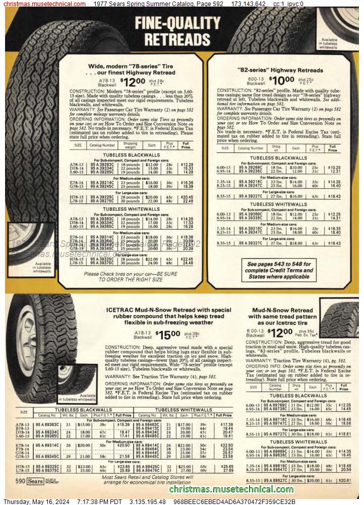 1977 Sears Spring Summer Catalog, Page 592