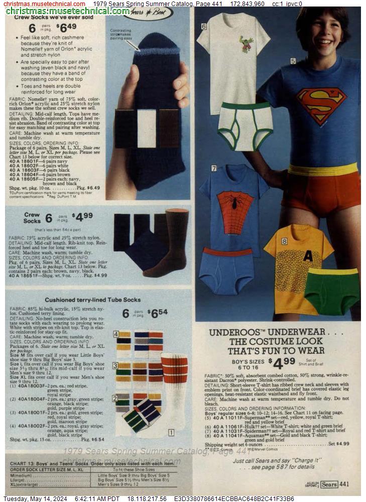 1979 Sears Spring Summer Catalog, Page 441