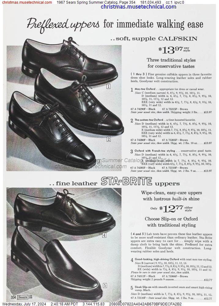 1967 Sears Spring Summer Catalog, Page 354