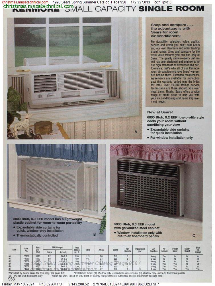 1993 Sears Spring Summer Catalog, Page 958