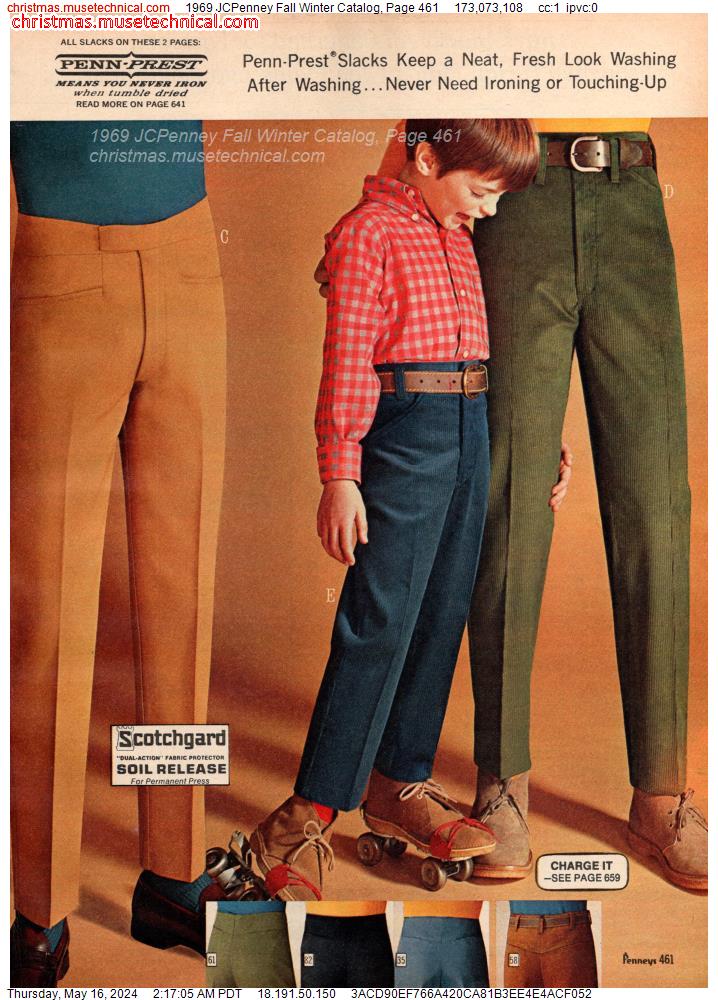 1969 JCPenney Fall Winter Catalog, Page 461