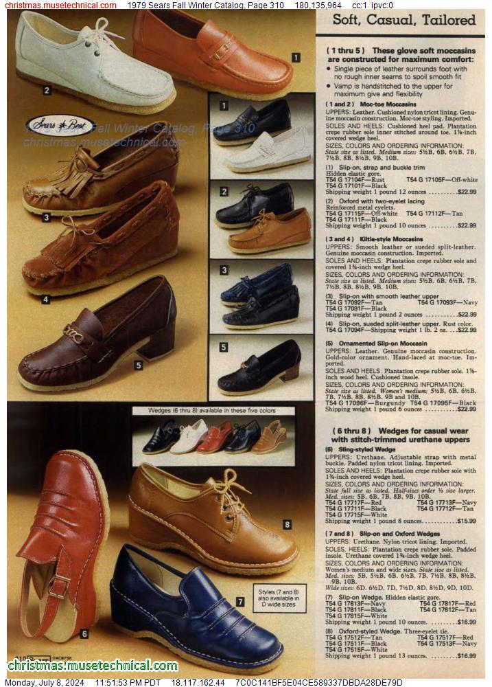 1979 Sears Fall Winter Catalog, Page 310