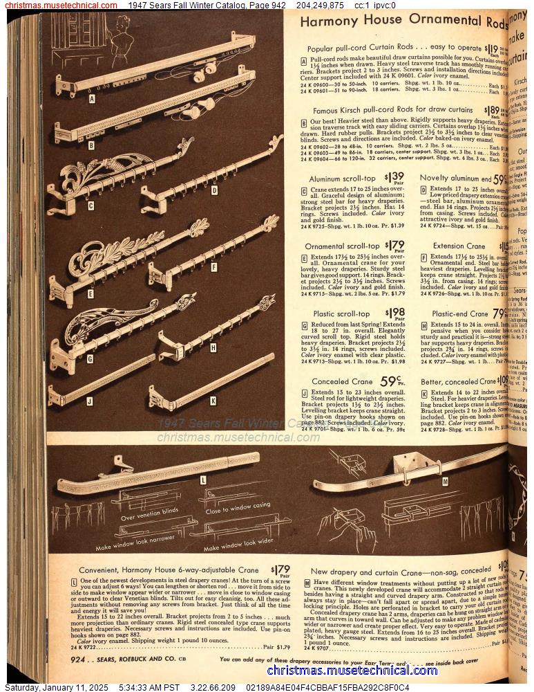 1947 Sears Fall Winter Catalog, Page 942