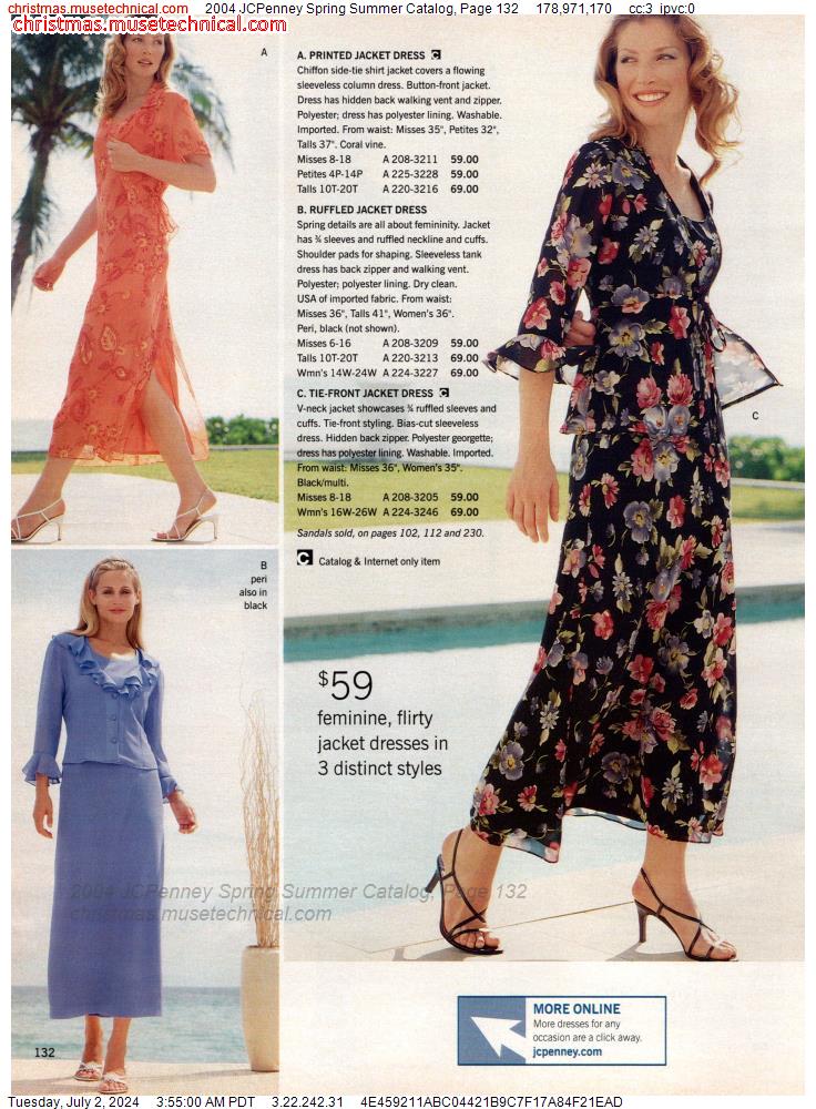 2004 JCPenney Spring Summer Catalog, Page 132