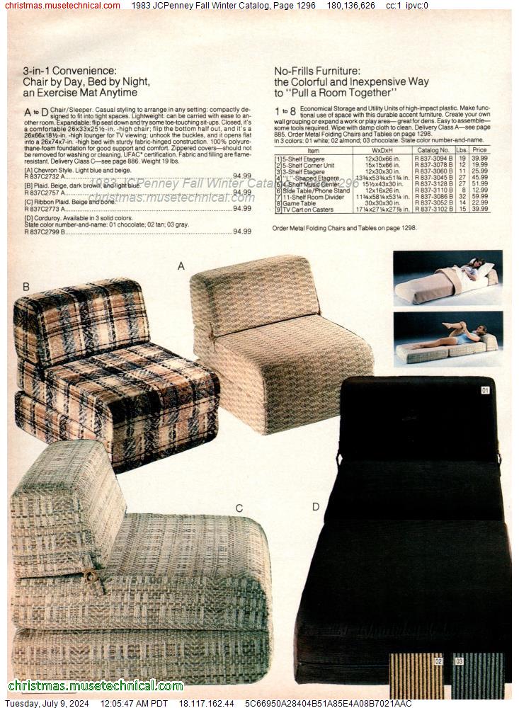 1983 JCPenney Fall Winter Catalog, Page 1296