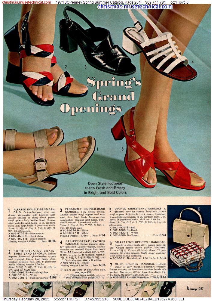 1971 JCPenney Spring Summer Catalog, Page 261