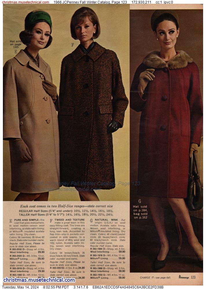 1966 JCPenney Fall Winter Catalog, Page 123