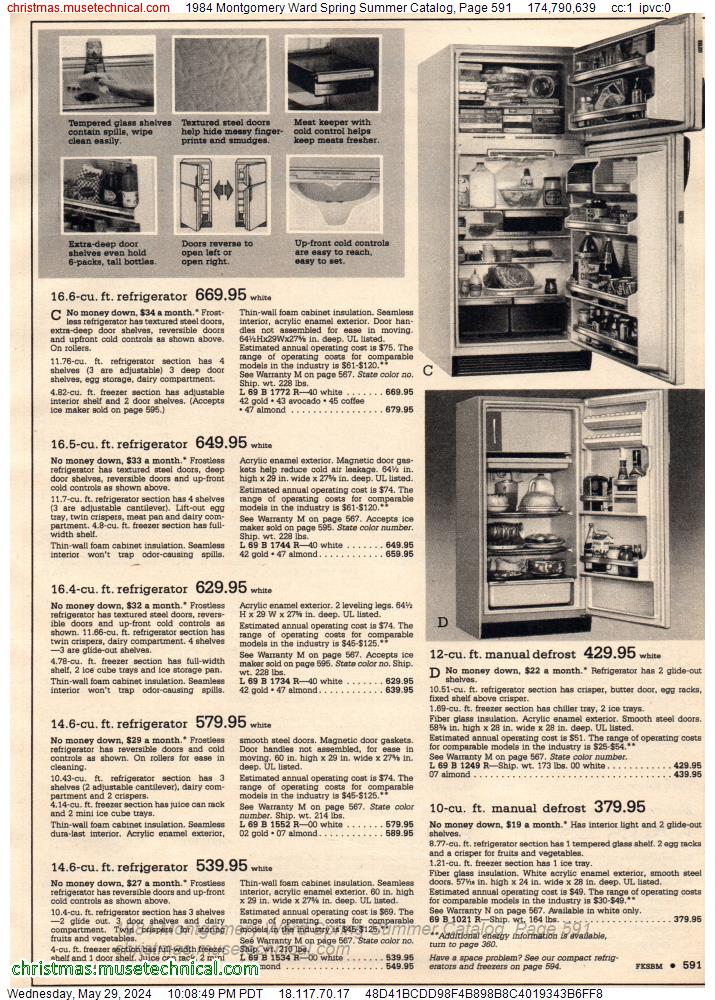 1984 Montgomery Ward Spring Summer Catalog, Page 591