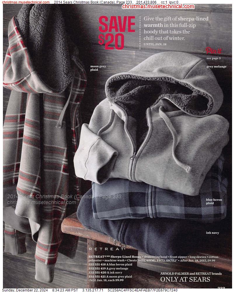 2014 Sears Christmas Book (Canada), Page 233