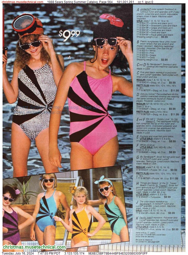 1988 Sears Spring Summer Catalog, Page 564