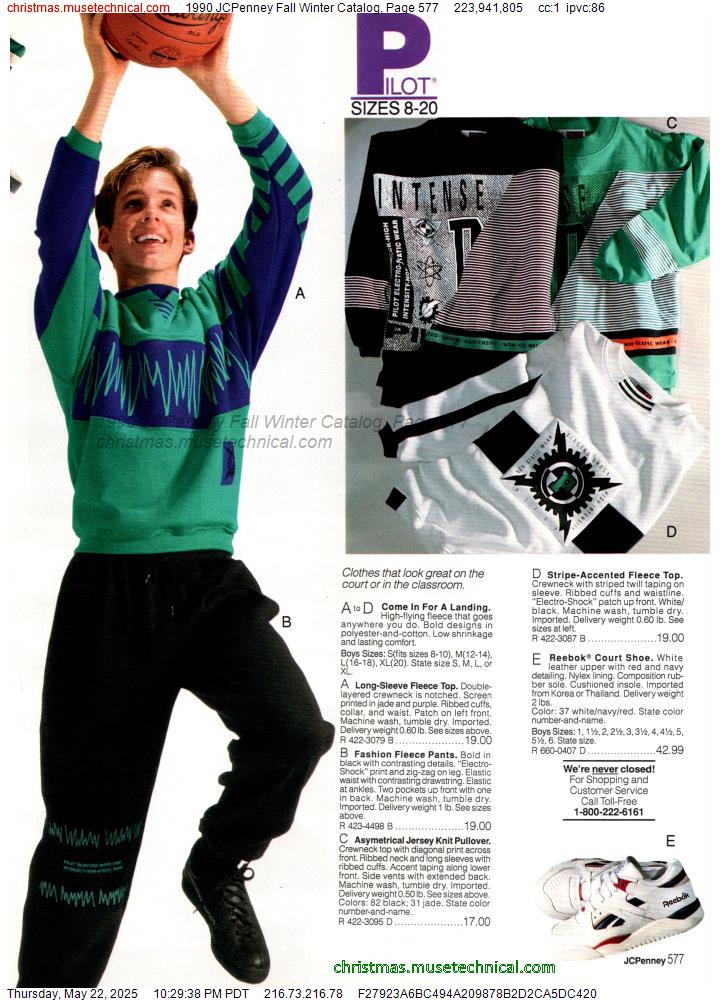1990 JCPenney Fall Winter Catalog, Page 577