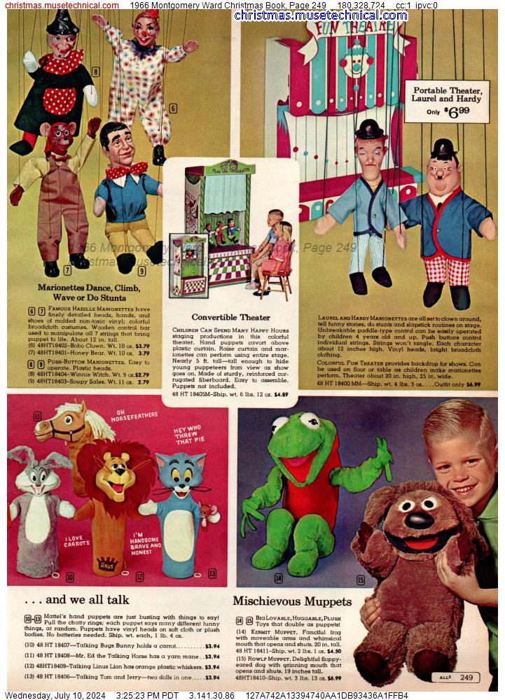 1966 Montgomery Ward Christmas Book, Page 249