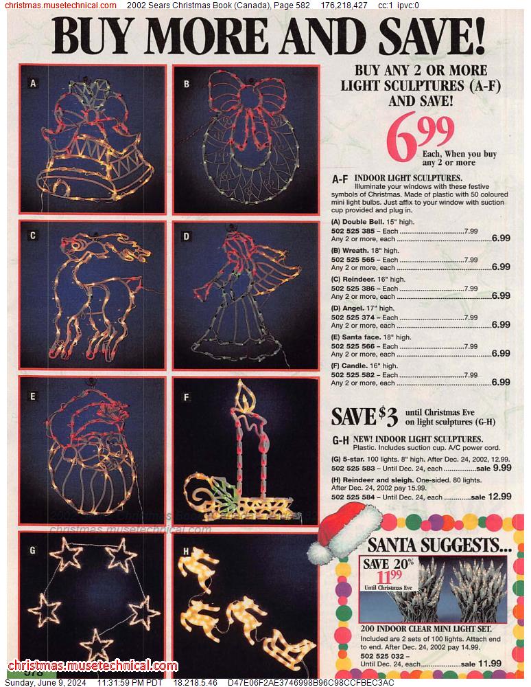 2002 Sears Christmas Book (Canada), Page 582