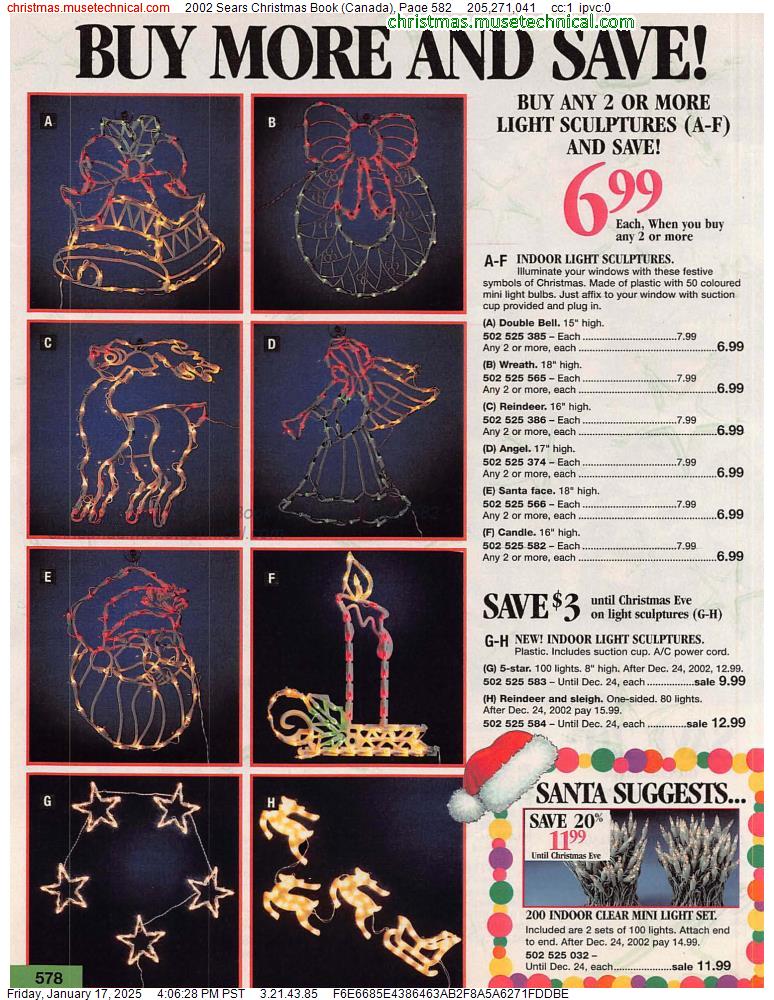 2002 Sears Christmas Book (Canada), Page 582