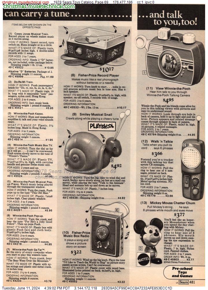 1978 Sears Toys Catalog, Page 69