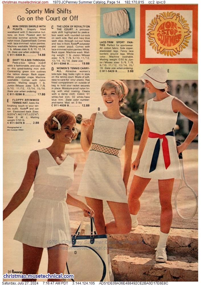 1970 JCPenney Summer Catalog, Page 14