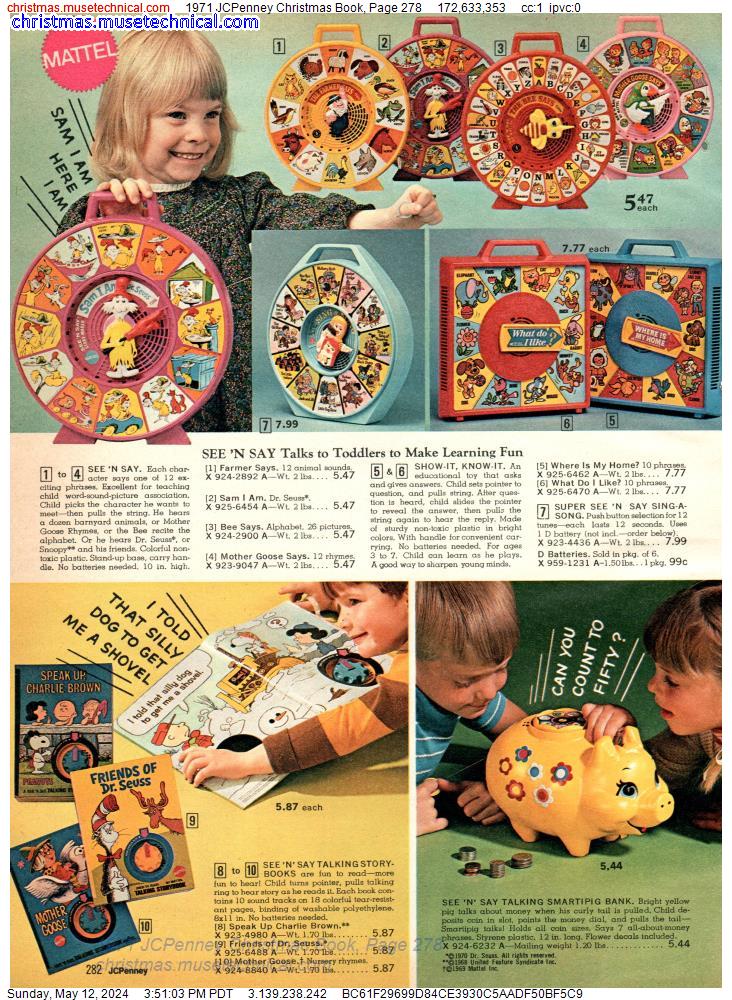 1971 JCPenney Christmas Book, Page 278