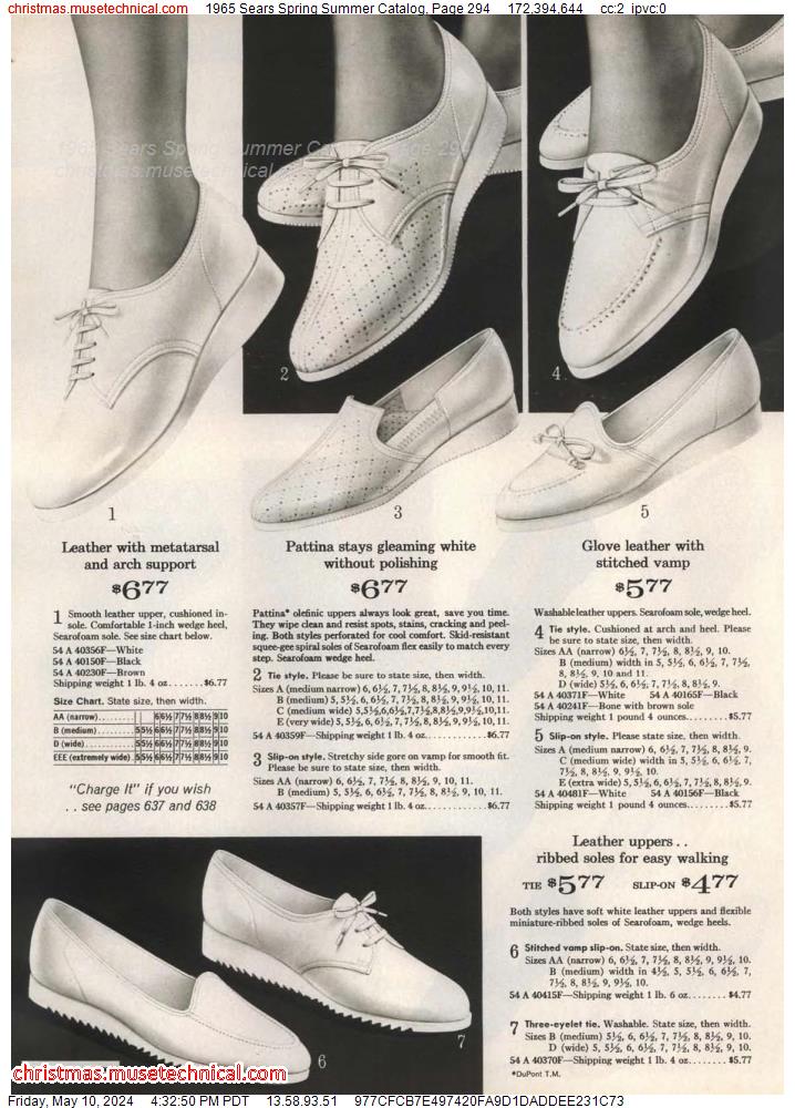 1965 Sears Spring Summer Catalog, Page 294