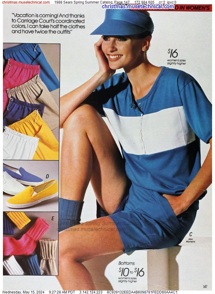 1988 Sears Spring Summer Catalog, Page 147