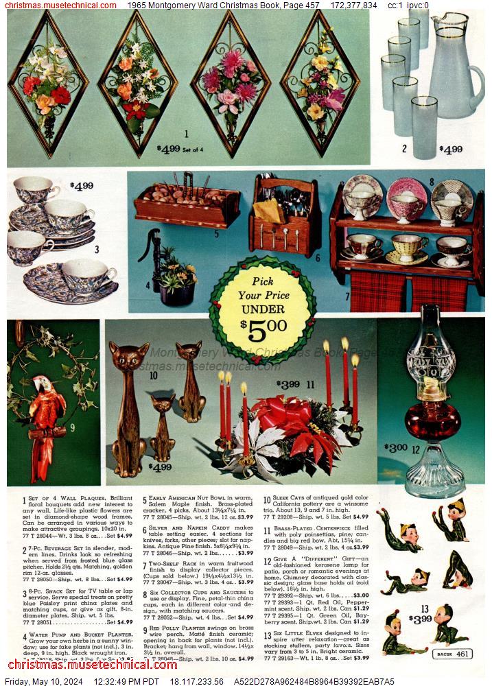 1965 Montgomery Ward Christmas Book, Page 457