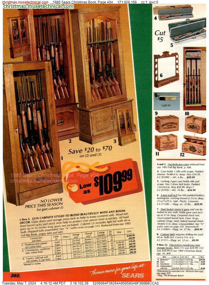 1985 Sears Christmas Book, Page 404