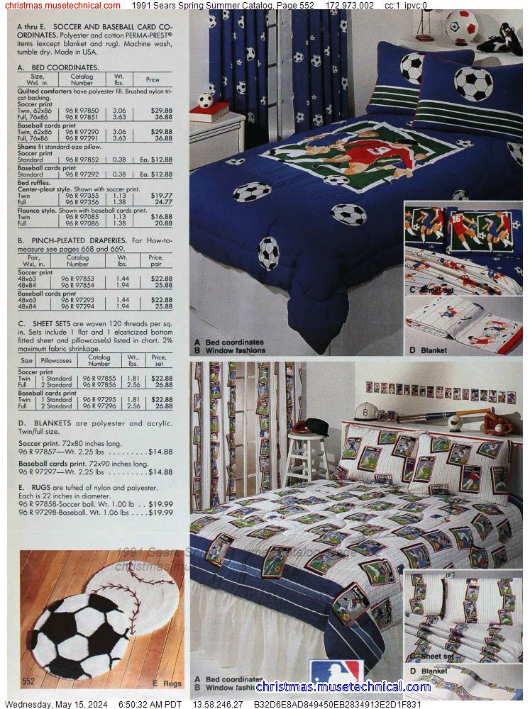 1991 Sears Spring Summer Catalog, Page 552