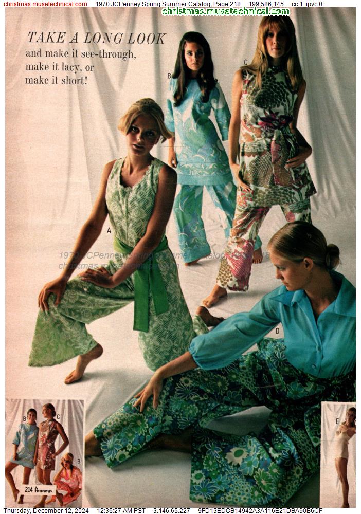 1970 JCPenney Spring Summer Catalog, Page 218