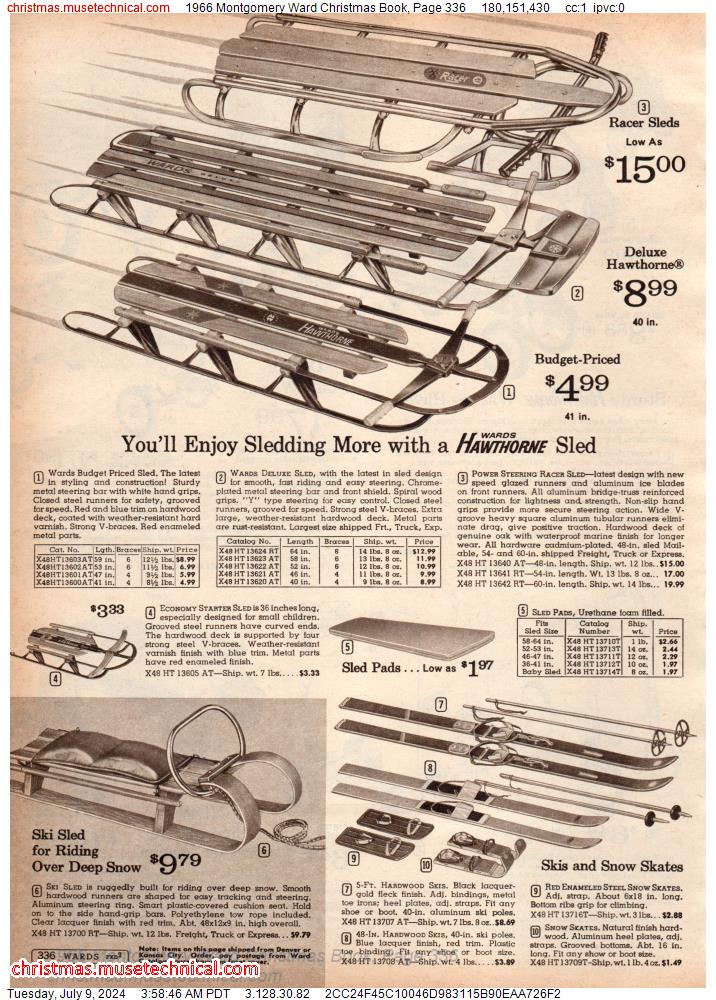 1966 Montgomery Ward Christmas Book, Page 336