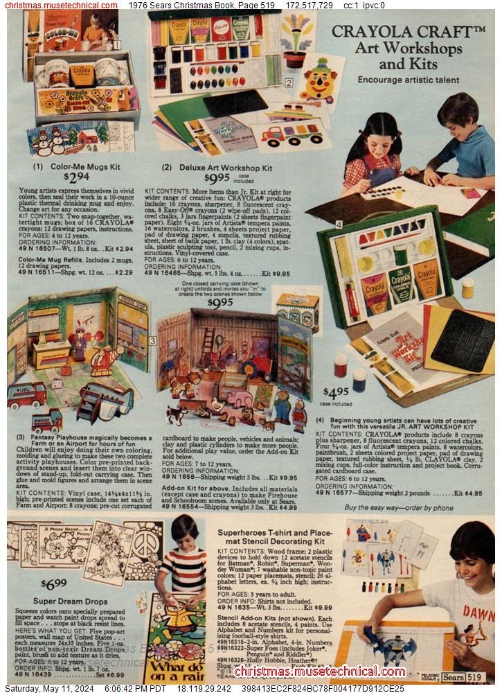 1976 Sears Christmas Book, Page 519