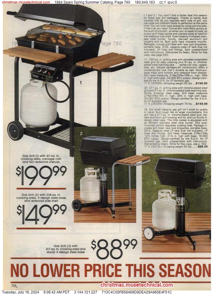 1984 Sears Spring Summer Catalog, Page 760