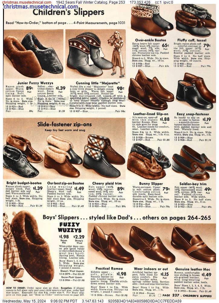 1942 Sears Fall Winter Catalog, Page 253