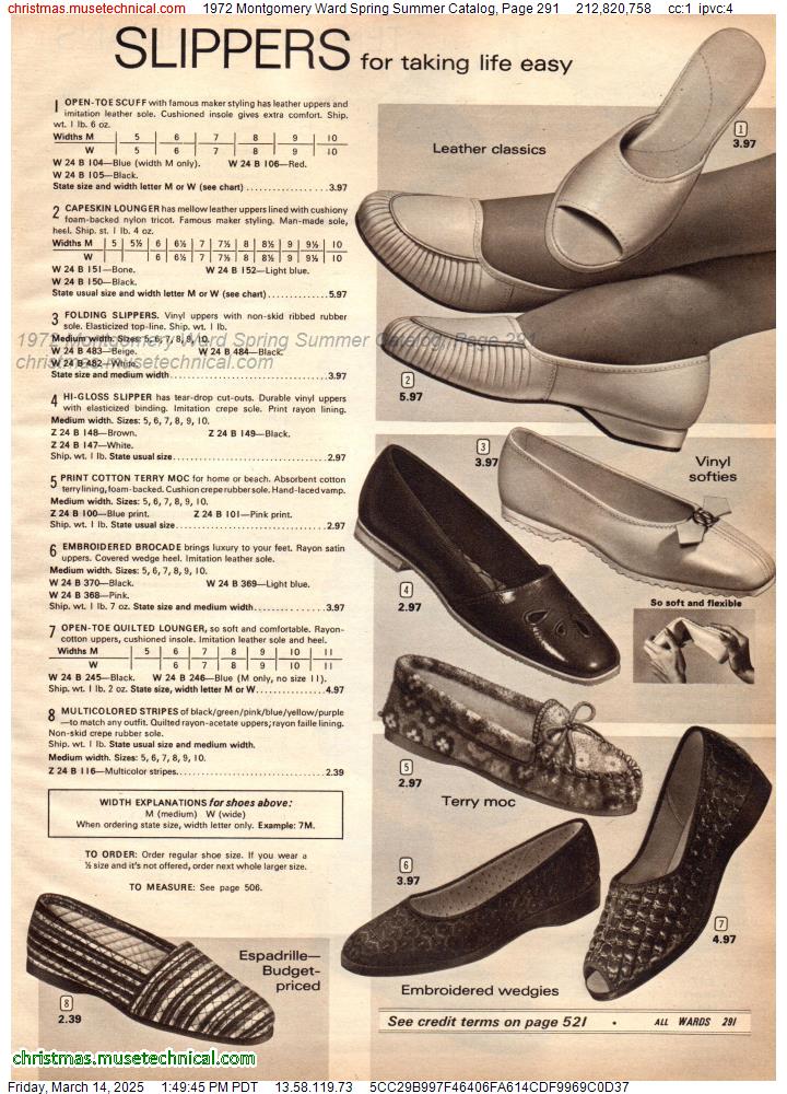 1972 Montgomery Ward Spring Summer Catalog, Page 291