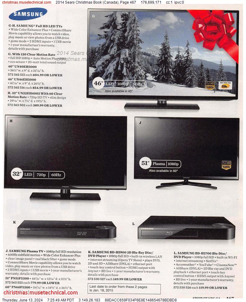 2014 Sears Christmas Book (Canada), Page 467