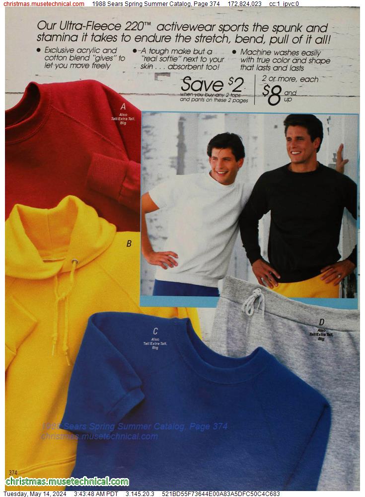 1988 Sears Spring Summer Catalog, Page 374