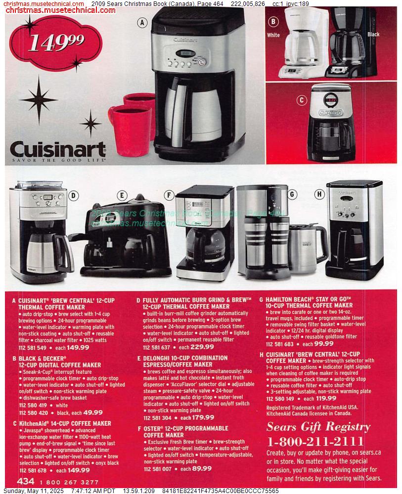2009 Sears Christmas Book (Canada), Page 464