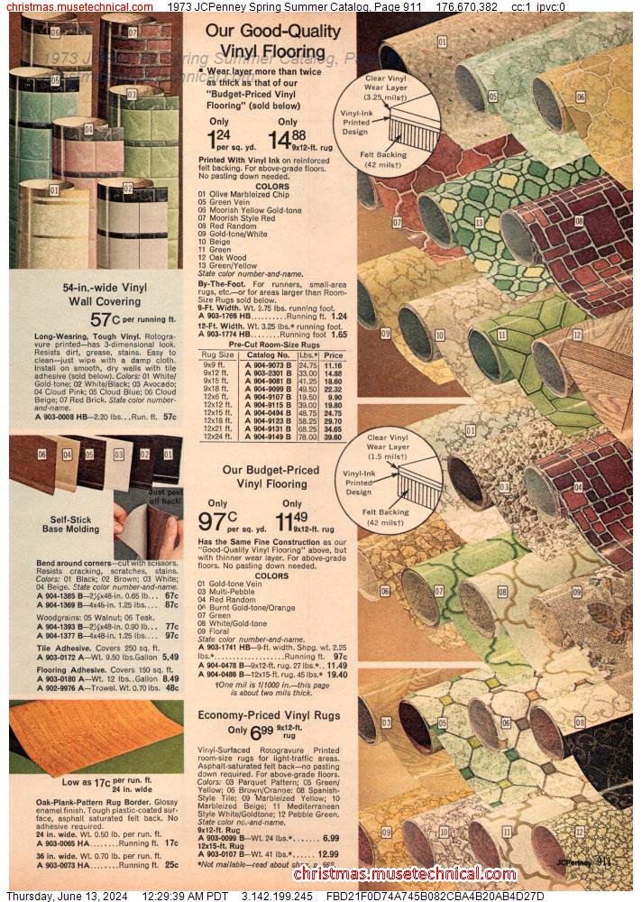 1973 JCPenney Spring Summer Catalog, Page 911