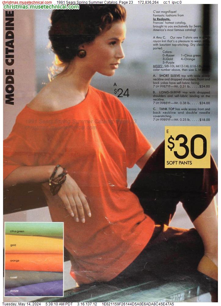 1991 Sears Spring Summer Catalog, Page 23