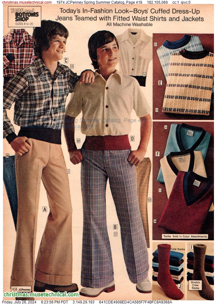 1974 JCPenney Spring Summer Catalog, Page 418
