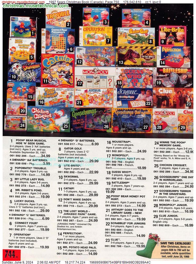 1997 Sears Christmas Book (Canada), Page 750