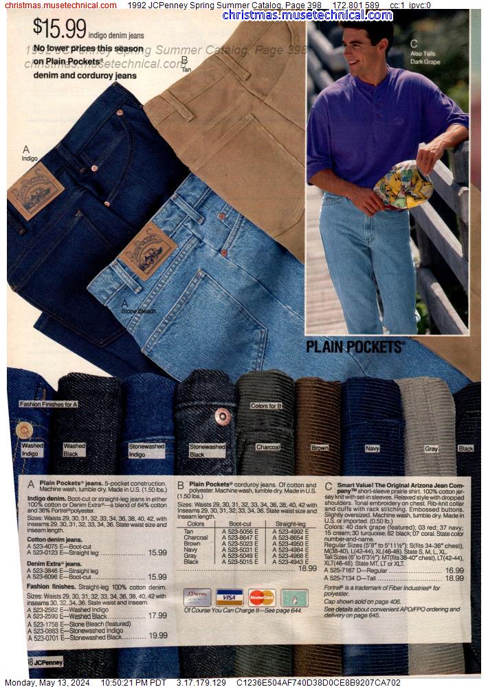 1992 JCPenney Spring Summer Catalog, Page 398