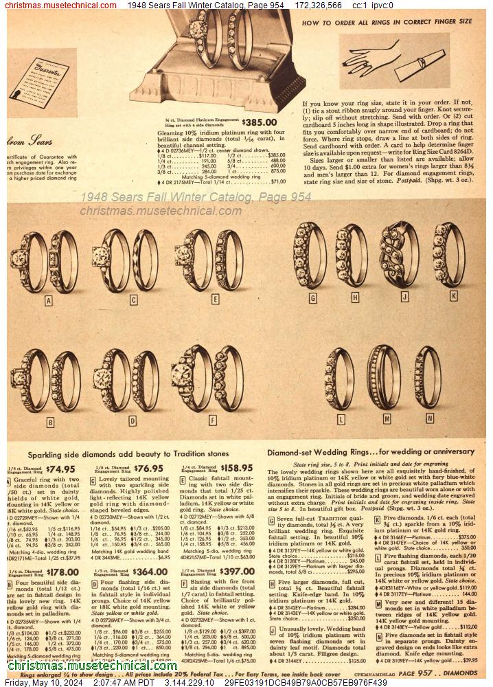 1948 Sears Fall Winter Catalog, Page 954