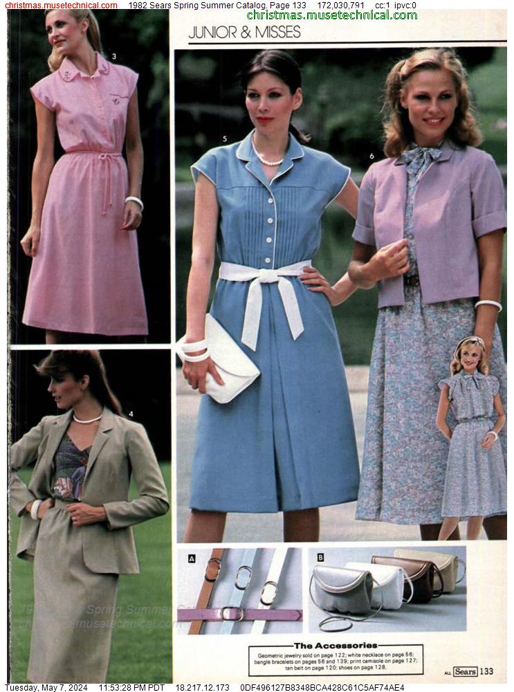 1982 Sears Spring Summer Catalog, Page 133