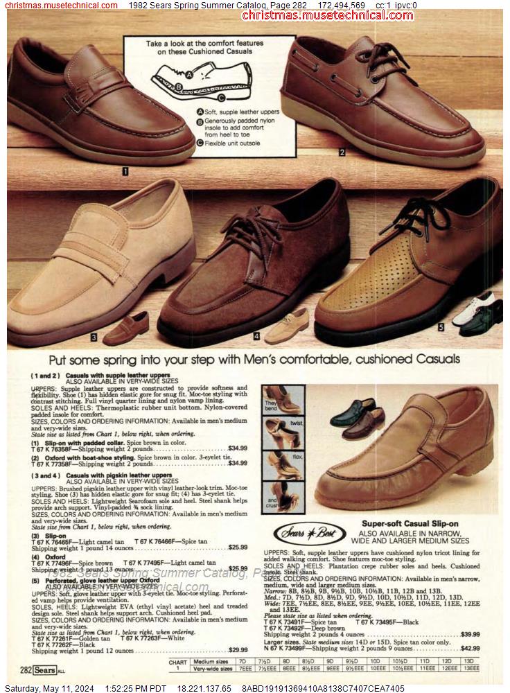 1982 Sears Spring Summer Catalog, Page 282
