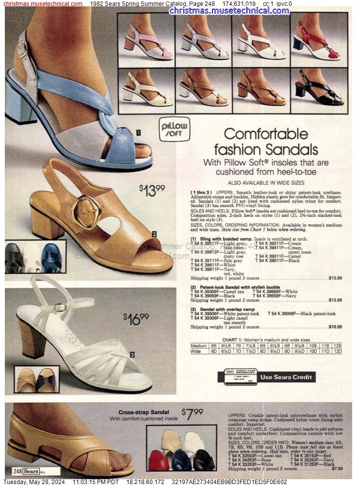 1982 Sears Spring Summer Catalog, Page 248